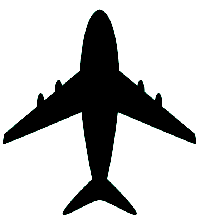 Malvorlage Schablone Flugzeug