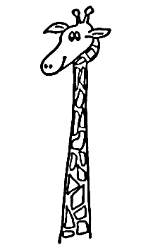 Malvorlage Giraffe Ausmalbild