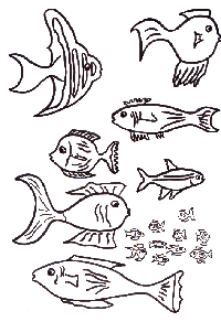 Malvorlage Fische Ausmalbilder